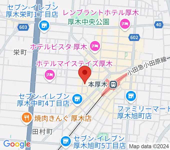 メロディ会の地図