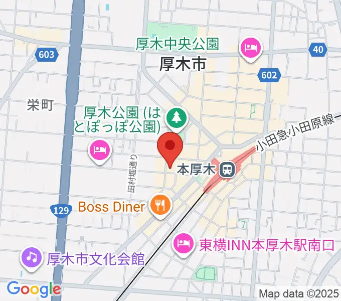 メロディ会の地図