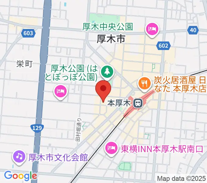 メロディ会の地図