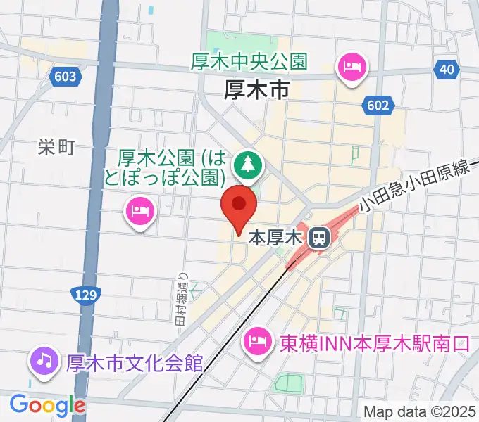 メロディ会の地図