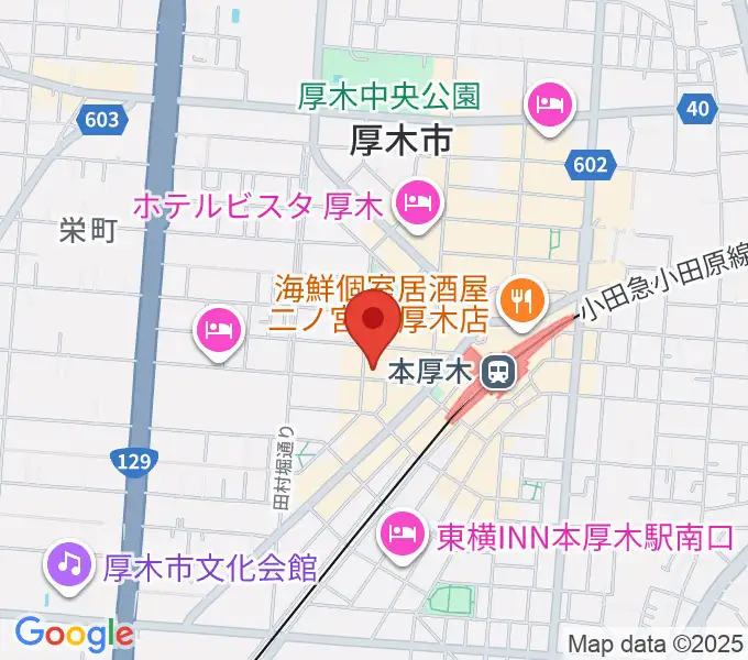 メロディ会の地図
