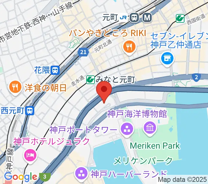 HATOBA MUSIC SCHOOL A&D MUSICの地図