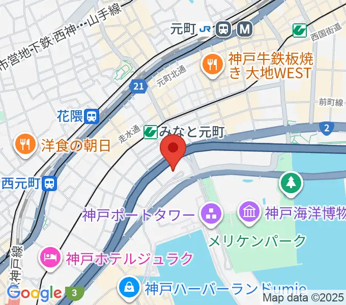 HATOBA MUSIC SCHOOL A&D MUSICの地図