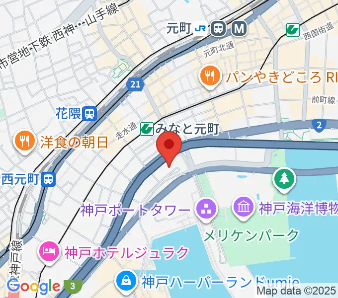 HATOBA MUSIC SCHOOL A&D MUSICの地図