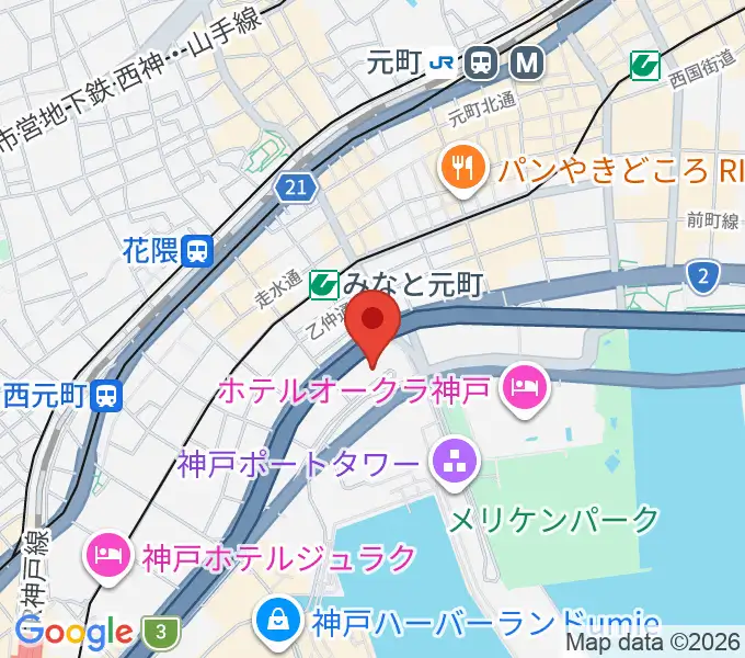 HATOBA MUSIC SCHOOL A&D MUSICの地図