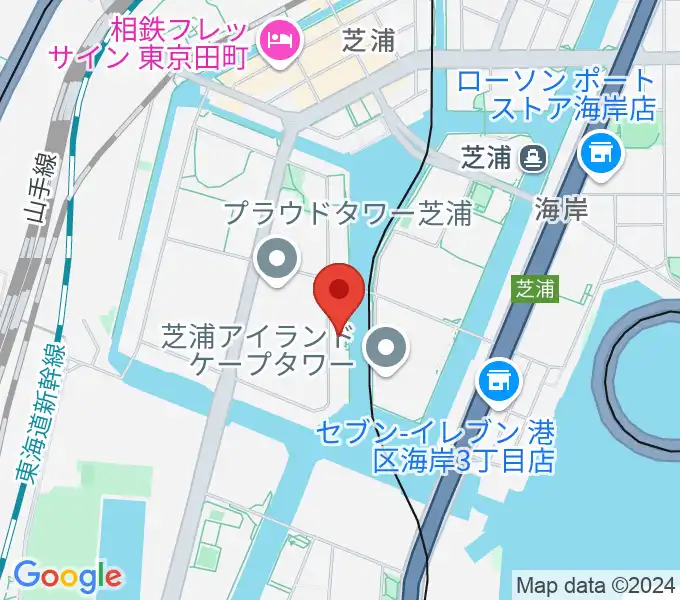 東京ジャズ音楽教室の地図