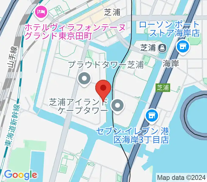 東京ジャズ音楽教室の地図