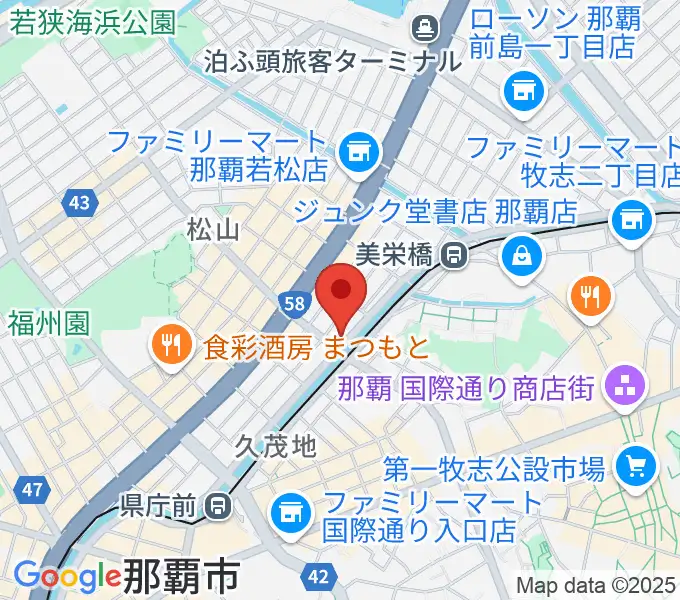電波堂劇場の地図