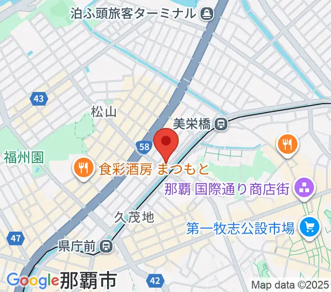 電波堂劇場の地図