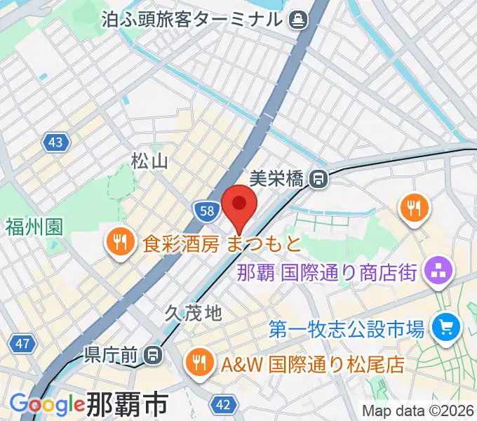電波堂劇場の地図