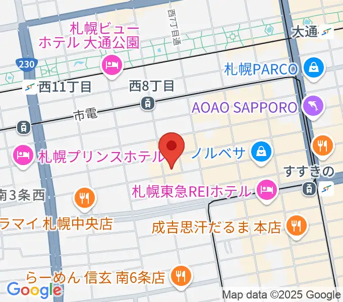 井関楽器の地図