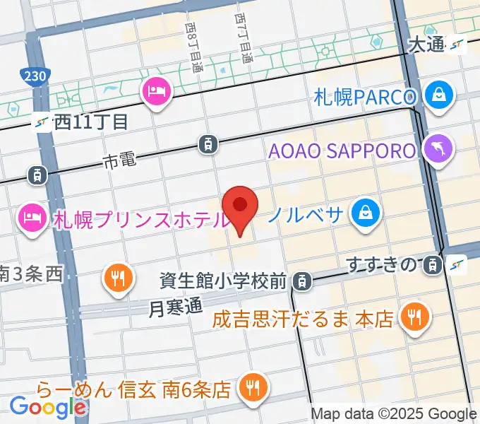 井関楽器の地図
