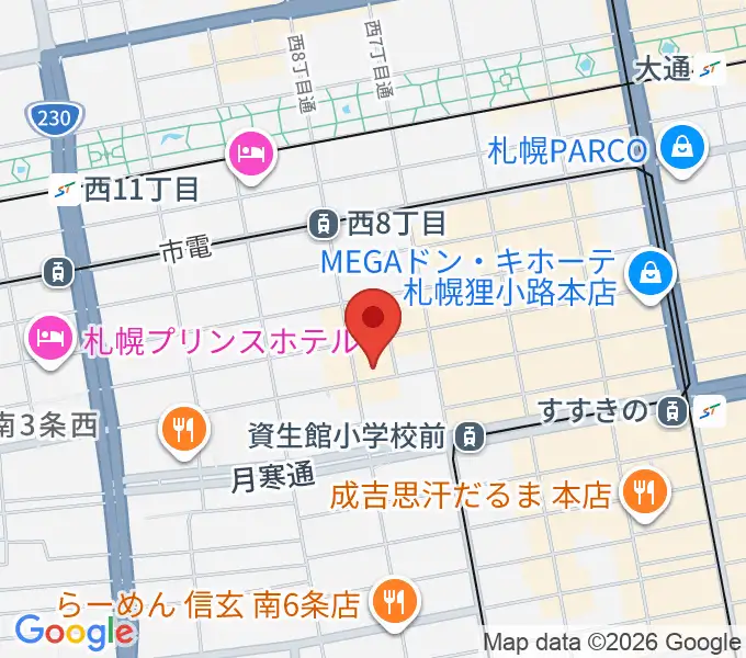 井関楽器の地図