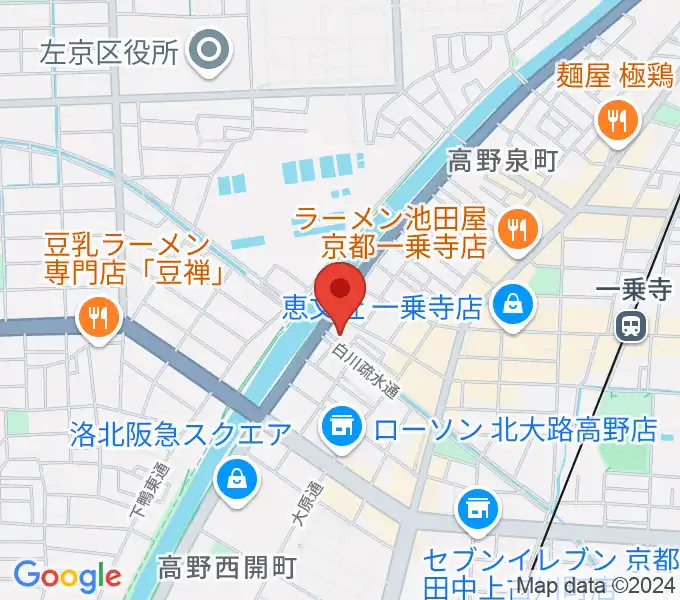 ギターランド フルアップの地図