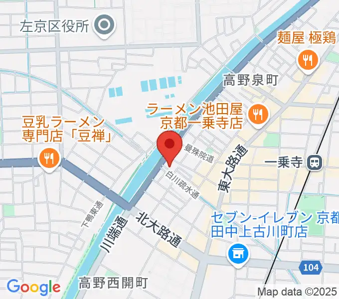 ギターランド フルアップの地図