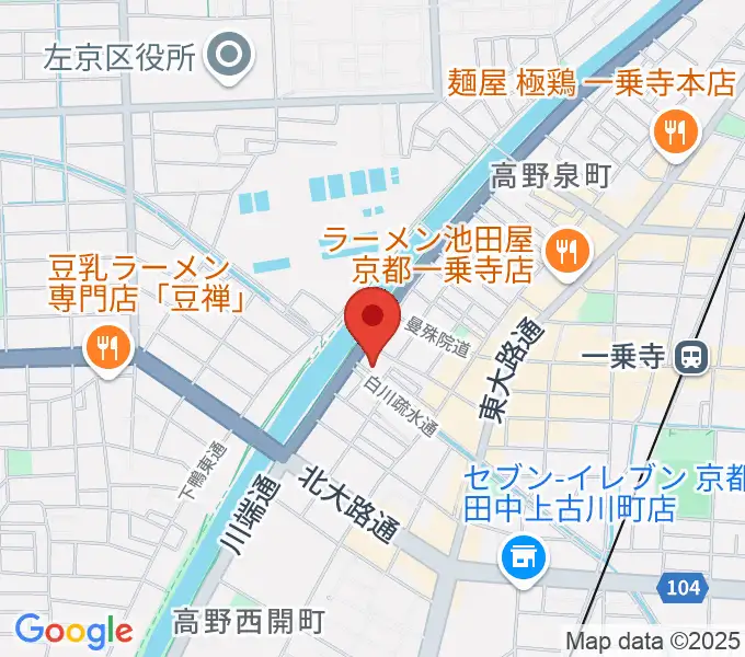 ギターランド フルアップの地図