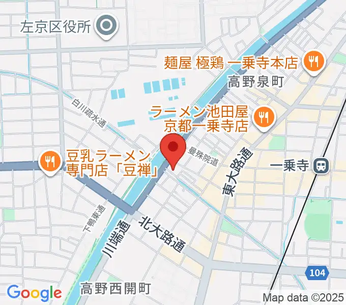ギターランド フルアップの地図