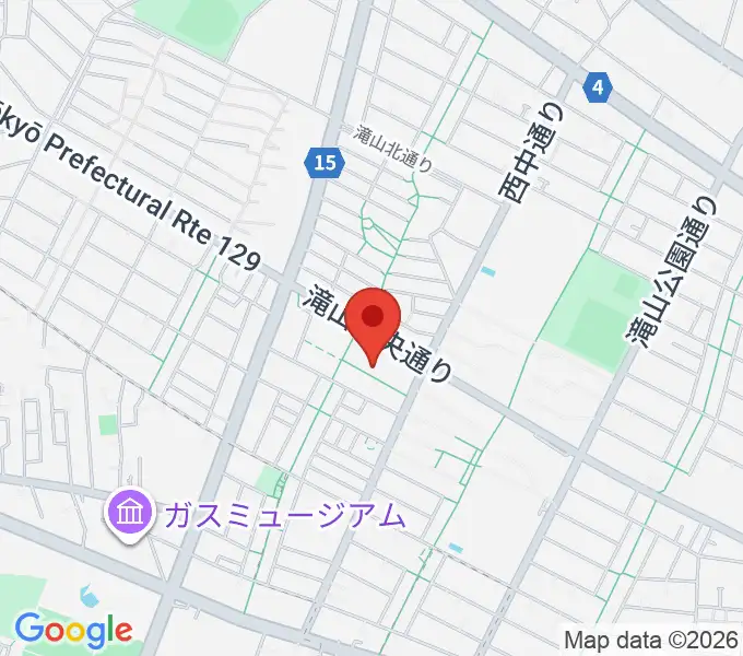 宮地楽器 滝山センターの地図