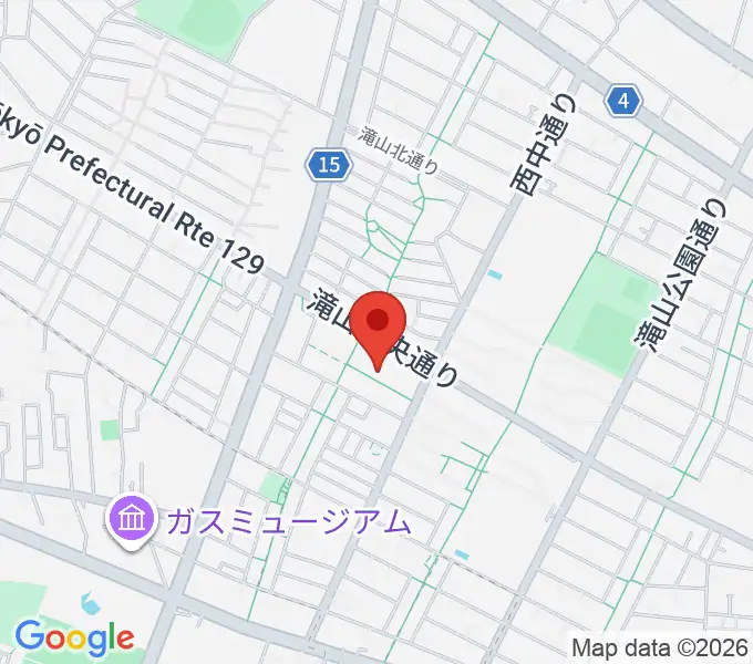 宮地楽器 滝山センターの地図