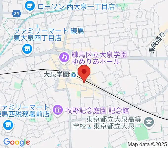 武蔵野楽器セサミクラブの地図