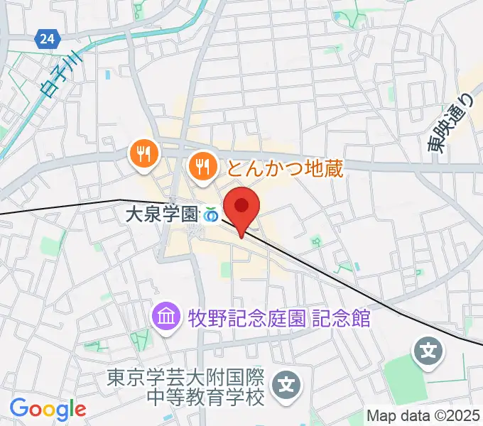 武蔵野楽器セサミクラブの地図