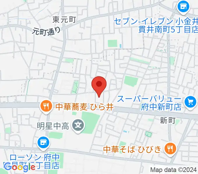 アカデミーアポロの地図