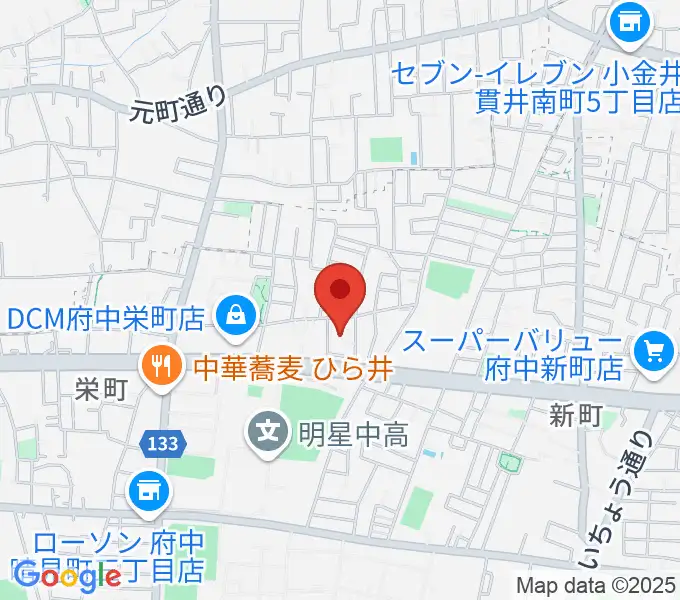 アカデミーアポロの地図