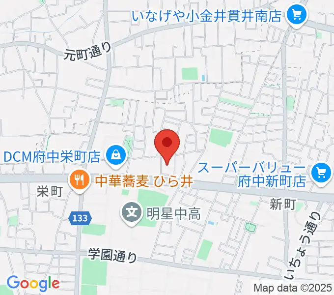 アカデミーアポロの地図