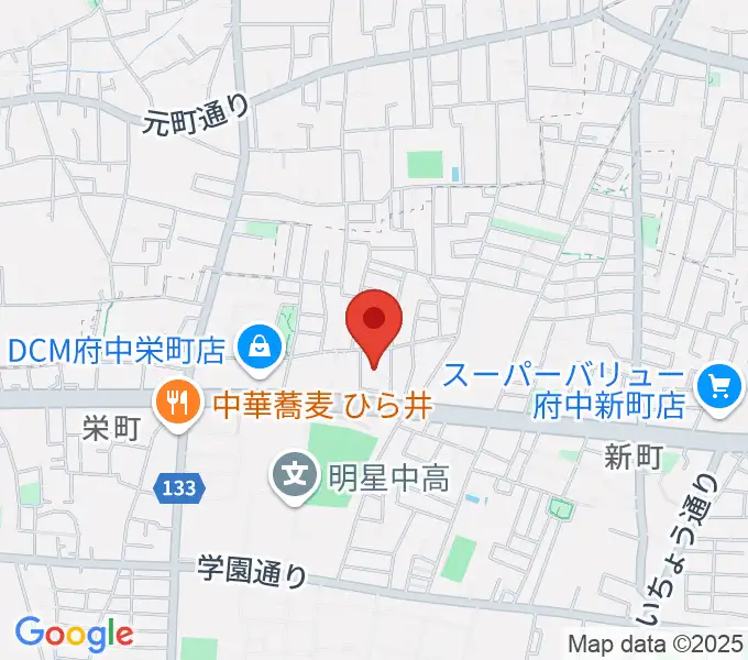 アカデミーアポロの地図