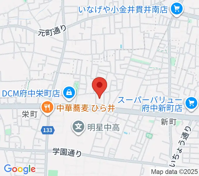 アカデミーアポロの地図