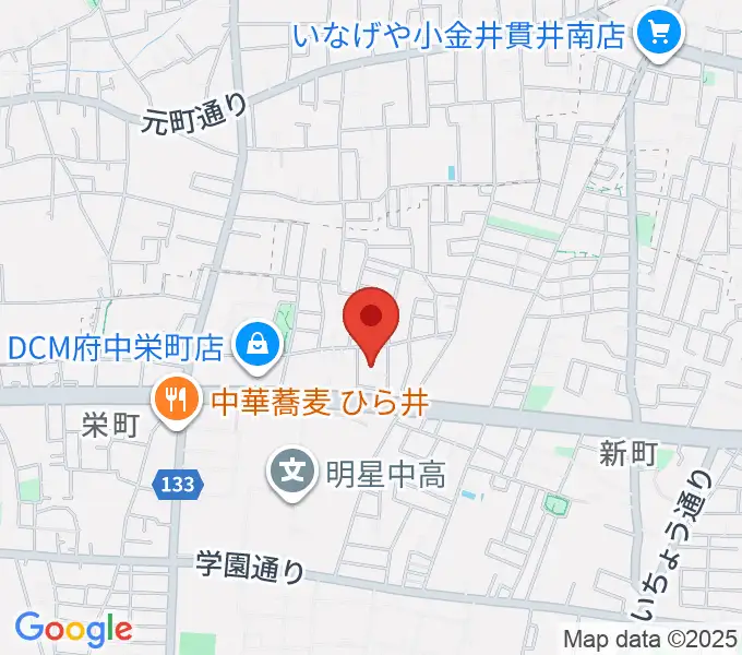 アカデミーアポロの地図