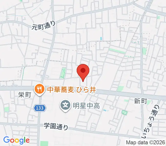 アカデミーアポロの地図
