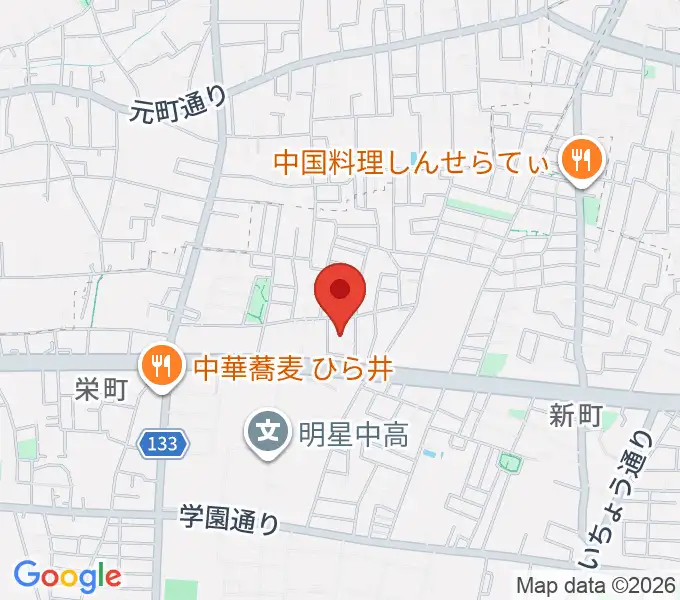 アカデミーアポロの地図