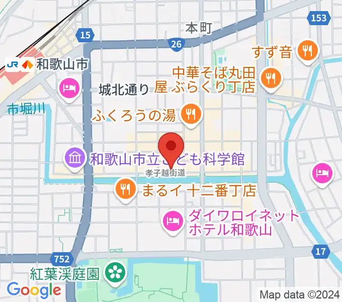 スタジオツインスターズの地図