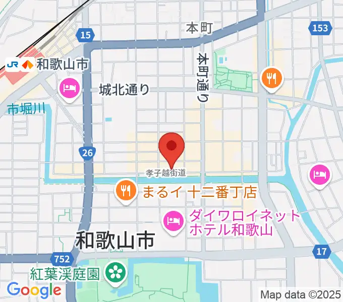 スタジオツインスターズの地図