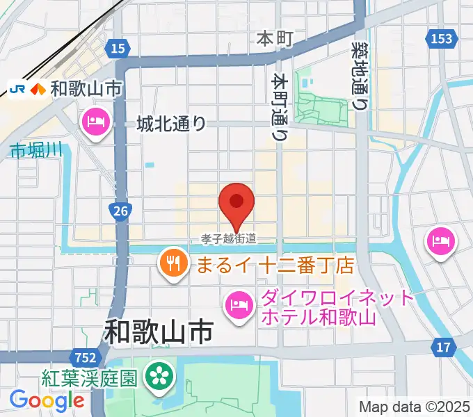 スタジオツインスターズの地図