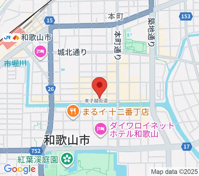 スタジオツインスターズの地図