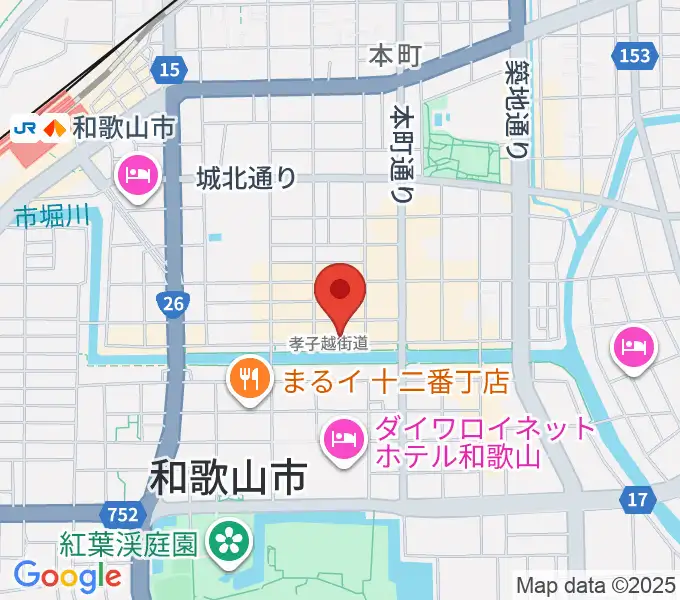 スタジオツインスターズの地図
