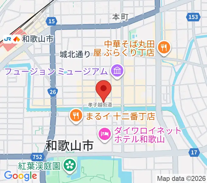 スタジオツインスターズの地図