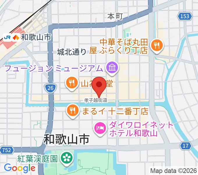 スタジオツインスターズの地図