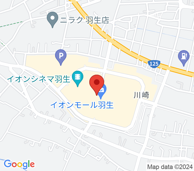 7thCODEイオンモール羽生店スタジオの場所