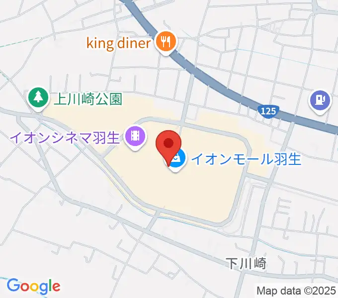 7thCODEイオンモール羽生店スタジオの地図