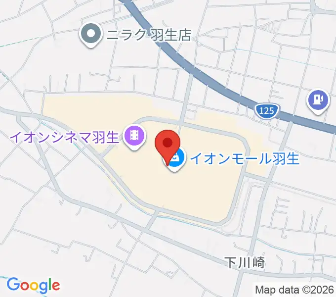7thCODEイオンモール羽生店スタジオの地図