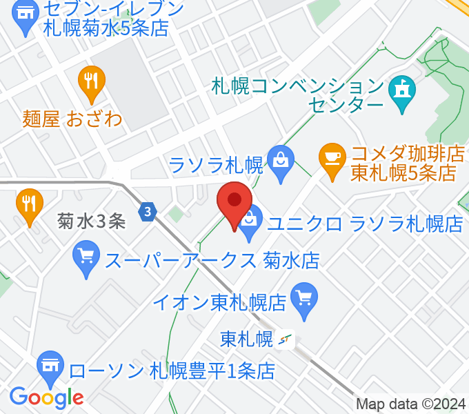 7thCODEラソラ札幌店スタジオの場所