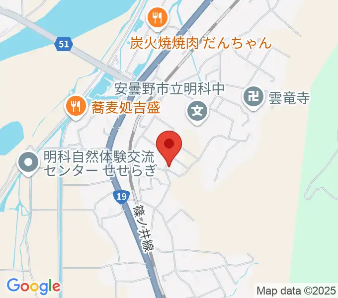 ミュージックストーンの地図