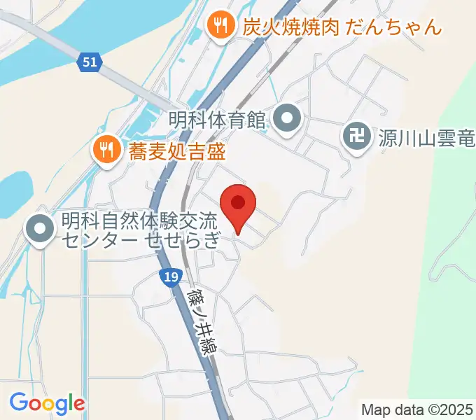 ミュージックストーンの地図