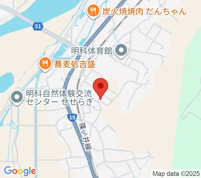 ミュージックストーンの地図