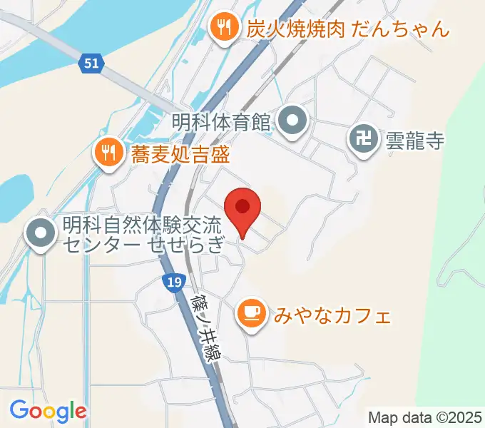 ミュージックストーンの地図