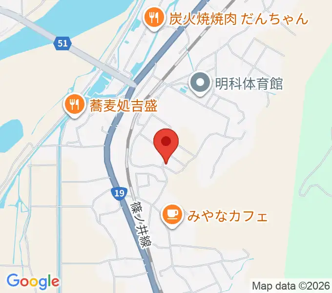 ミュージックストーンの地図
