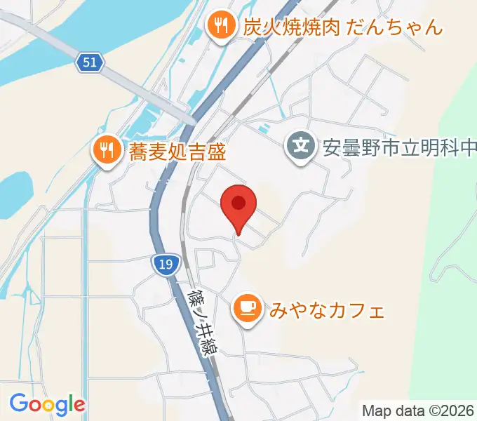 ミュージックストーンの地図